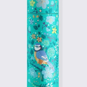 Tipperary Crystal Gift Birdy Metal Water Bottle Blue Tit* Homeware