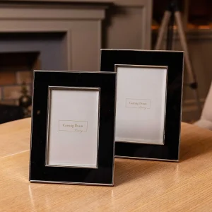 Carraig Donn Living Black & Silver Photo Frame In 4X6\\* Homeware