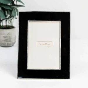 Carraig Donn Living Black & Silver Photo Frame In 4X6\\* Homeware