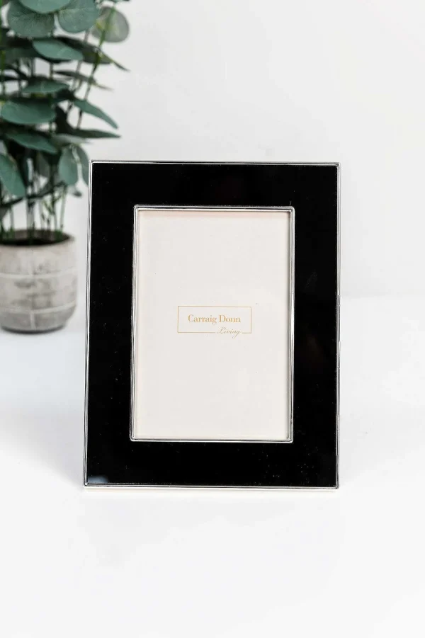 Carraig Donn Living Black & Silver Photo Frame In 4X6\\* Homeware