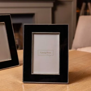 Carraig Donn Living Black & Silver Photo Frame In 4X6\\* Homeware