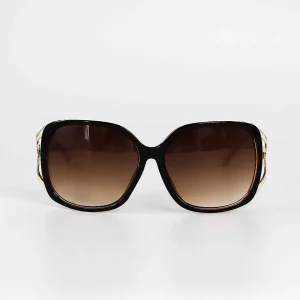 SOUL Accessories Black And Brown Contrast Arm Sunglasses*Women As Seen On Social