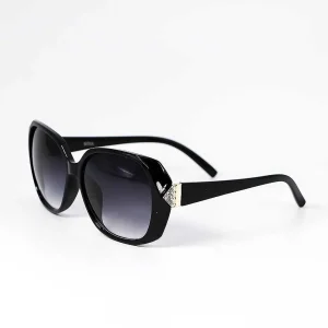 SOUL Accessories Black Diamante Detail Sunglasses* Sunglasses