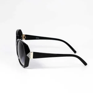 SOUL Accessories Black Diamante Detail Sunglasses* Sunglasses