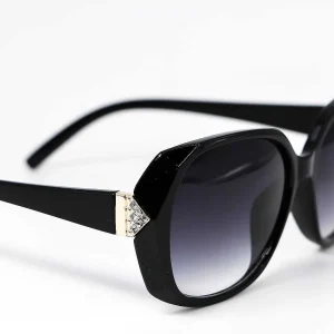 SOUL Accessories Black Diamante Detail Sunglasses* Sunglasses