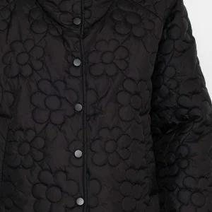 J'aime la Vie Black Floral Quilt Boxy Jacket*Women Coats & Jackets