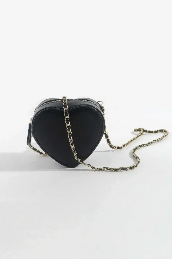SOUL Accessories Black Heart Crossbody Bag* Accessories
