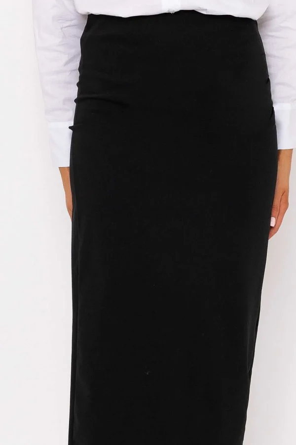 Pala D'oro Black Midi Skirt*Women Skirts & Shorts