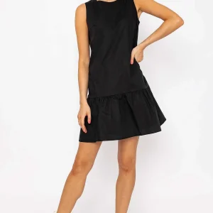 Rowen Avenue Black Poplin Mini Dress* Sale Dresses