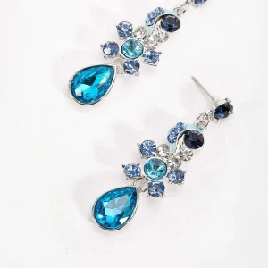 Soul Jewellery Blue Crystal Earrings* Boxed Gifts