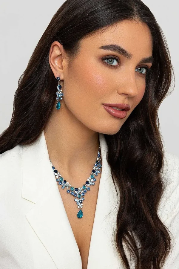 Soul Jewellery Blue Crystal Necklace* Boxed Gifts