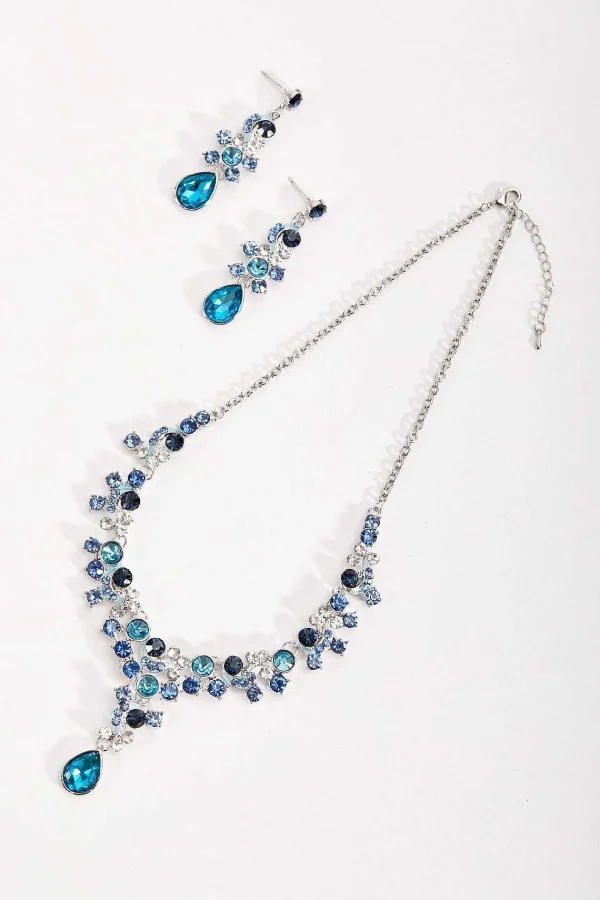 Soul Jewellery Blue Crystal Necklace* Boxed Gifts