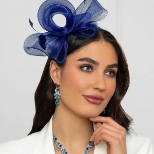 SOUL Accessories Blue Hairband Fascinator With Feathers* Fascinators