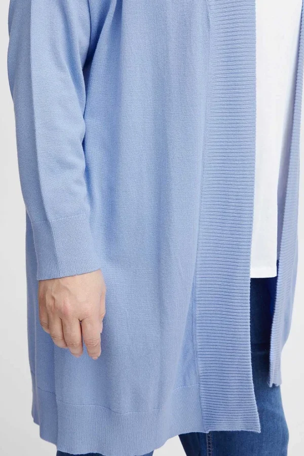 Simple Wish Blue Knitted Cardigan*Women Jumpers & Cardigans