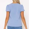 Rowen Avenue Blue Lace Detail Top*Women Tops & Blouses