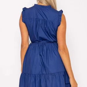 Kelly & Grace Weekend Blue Poplin Mini Dress* Sale Dresses