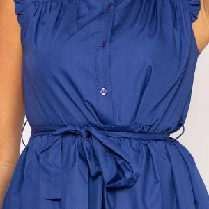 Kelly & Grace Weekend Blue Poplin Mini Dress* Sale Dresses