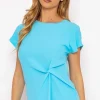 Kelly & Grace Weekend Blue Side Ruched Detail Top*Women Tops & Blouses