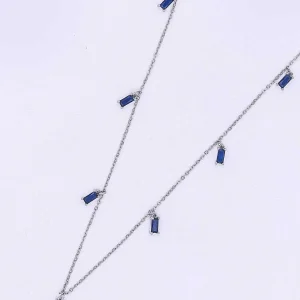 Joularie Blue Stone Necklace* Necklaces