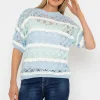 Pala D'oro Blue Stripe Knit Jumper*Women Jumpers & Cardigans