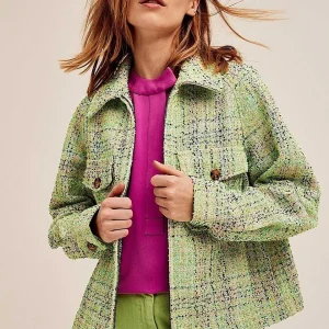 Cks Fashion Boa Jacket In Green*Women Coats & Jackets