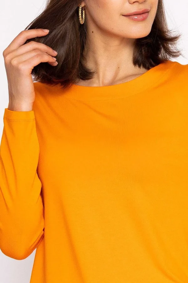 Kelly & Grace Weekend Boat Neck Top In Orange*Women Tops & Blouses