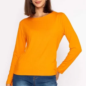 Kelly & Grace Weekend Boat Neck Top In Orange*Women Tops & Blouses