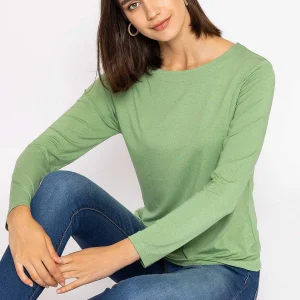 Kelly & Grace Weekend Boat Neck Top In Sage*Women Tops & Blouses