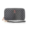 Tipperary Crystal Bags Bordeaux Quilted Wallet In Black* Her