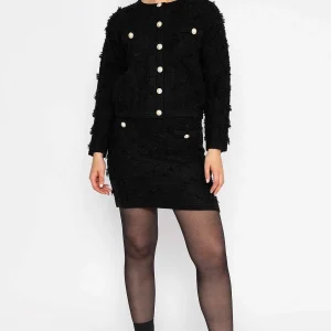 Elli White Boucle Jacket In Black*Women Blazers