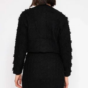 Elli White Boucle Jacket In Black*Women Blazers