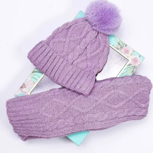 SOUL Accessories Boxed Beanie And Scarf In Lilac* Teenager