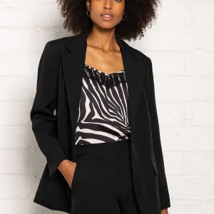 Pala D'oro Sport Boyfriend Blazer In Black*Women Blazers