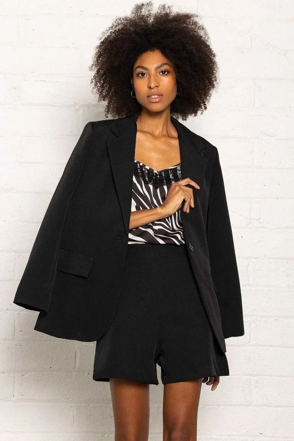 Pala D'oro Sport Boyfriend Blazer In Black*Women Blazers