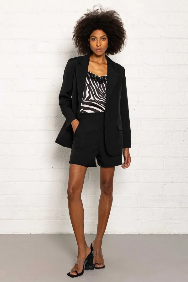 Pala D'oro Sport Boyfriend Blazer In Black*Women Blazers