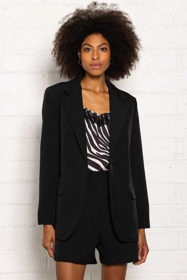 Pala D'oro Sport Boyfriend Blazer In Black*Women Blazers