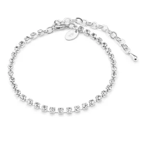 Newbridge Silverware Jewellery Bracelet With Clear Stones* Boxed Gifts