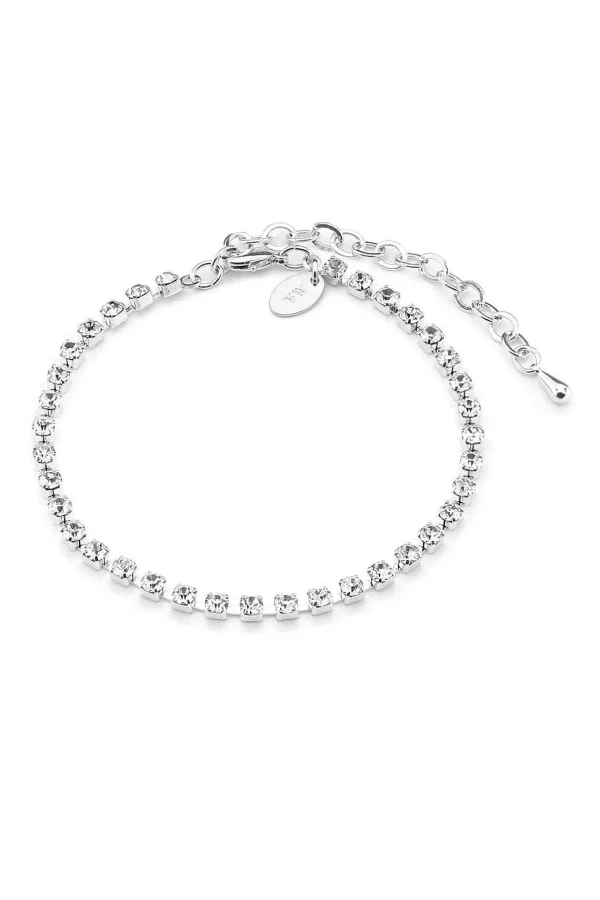 Newbridge Silverware Jewellery Bracelet With Clear Stones* Boxed Gifts