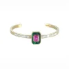 Knight & Day Braelyn Pink And Green Bangle Bracelet* Bracelets