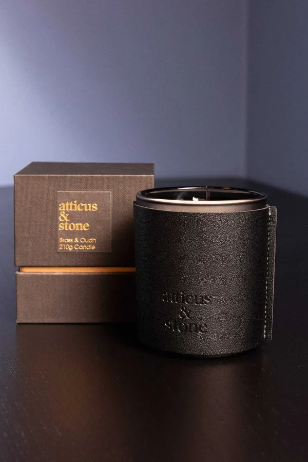 Atticus & Stone Brass And Oudh Candle* Homeware