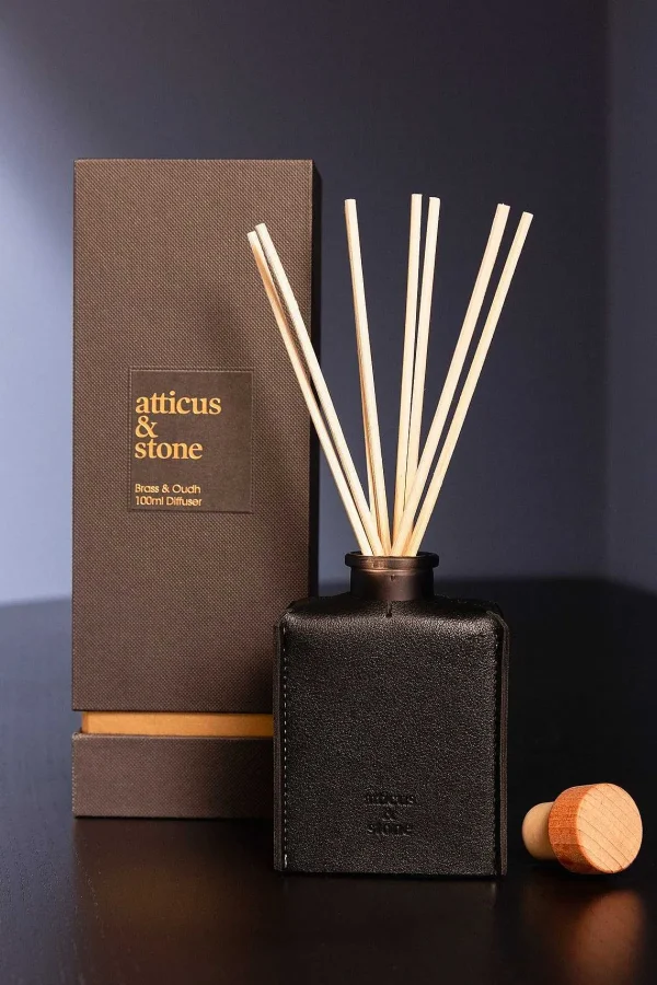 Atticus & Stone Brass And Oudh Reed Diffuser* Homeware