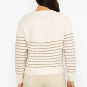 J'aime la Vie Breton Brown Stripe Knit Jumper*Women Jumpers & Cardigans