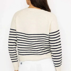 J'aime la Vie Breton Navy Stripe Knit Jumper*Women Jumpers & Cardigans