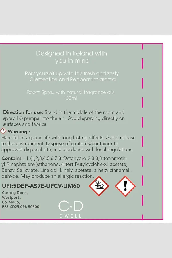 Carraig Donn Dwell Bright Room Spray* Homeware