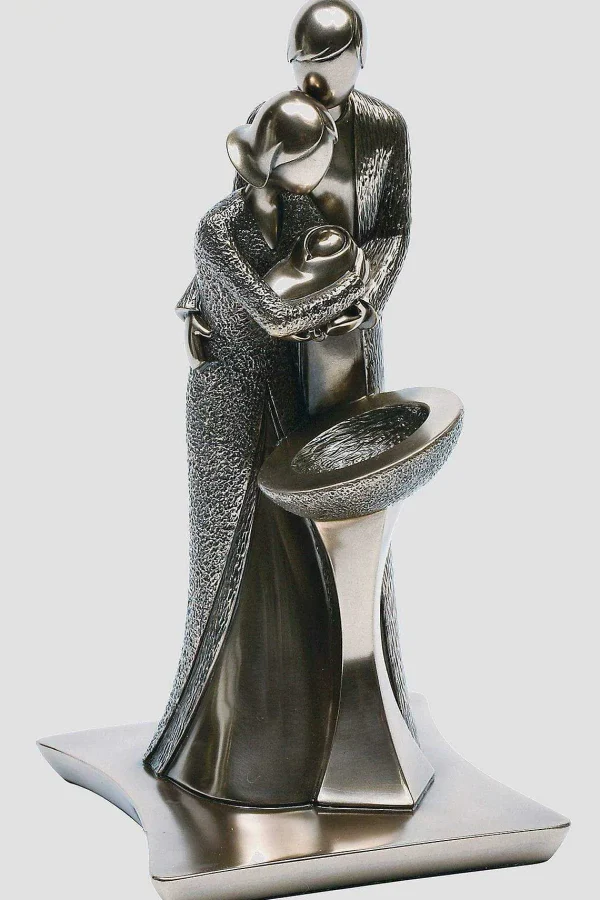 Genesis Bronze Christening Font Sculpture* Homeware