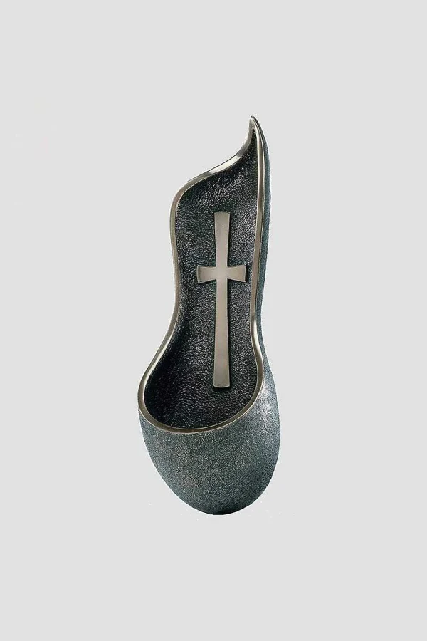 Genesis Bronze Cross Holy Water Font* Homeware