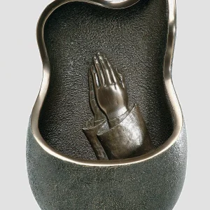 Genesis Bronze Holy Water Font Hands* Homeware