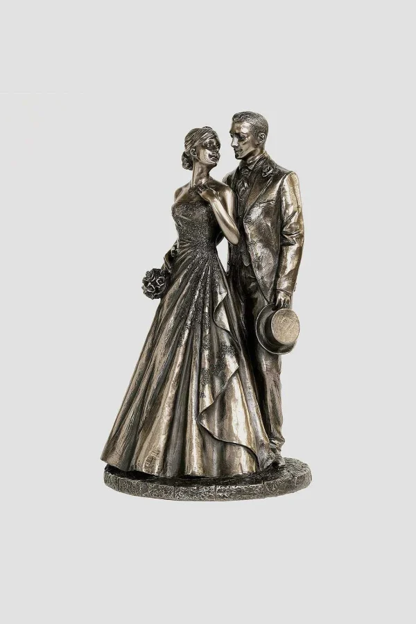 Genesis Bronze Just Married Sculpture* Homeware