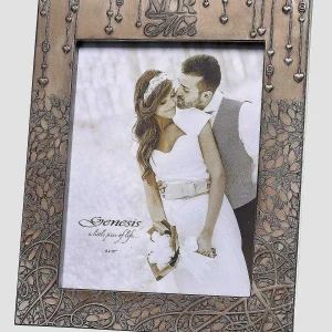 Genesis Bronze Mr & Mrs Wedding Frame* Homeware