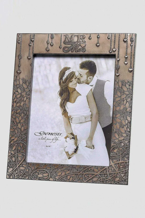 Genesis Bronze Mr & Mrs Wedding Frame* Homeware